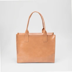 Bolsa Shopping Bag Gabriela Tachas Bege