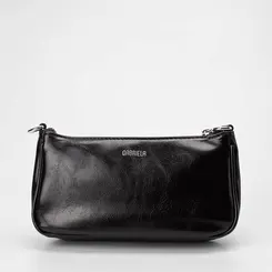 Bolsa Baguete Gabriela Pequena Tachas Preto