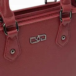 Bolsa Satchel Gabriela Pequena Transversal Essenciais Vermelho
