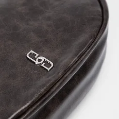 Bolsa Hobo Gabriela Estonada Esferas Marrom