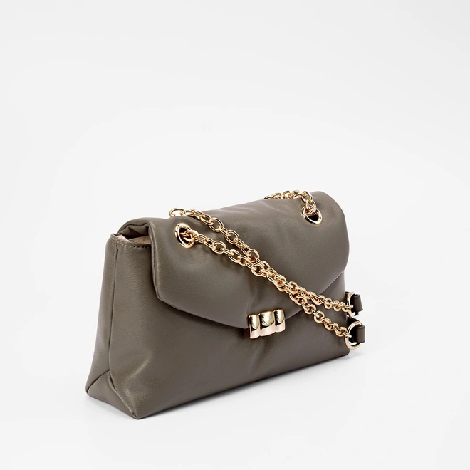Bolsa Stachel Gabriela Pequena Corrente Verde Oliva