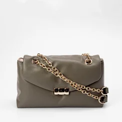 Bolsa Stachel Gabriela Pequena Corrente Verde Oliva
