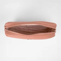 Bolsa Transversal Pequena Penélope Texturizada Rosê