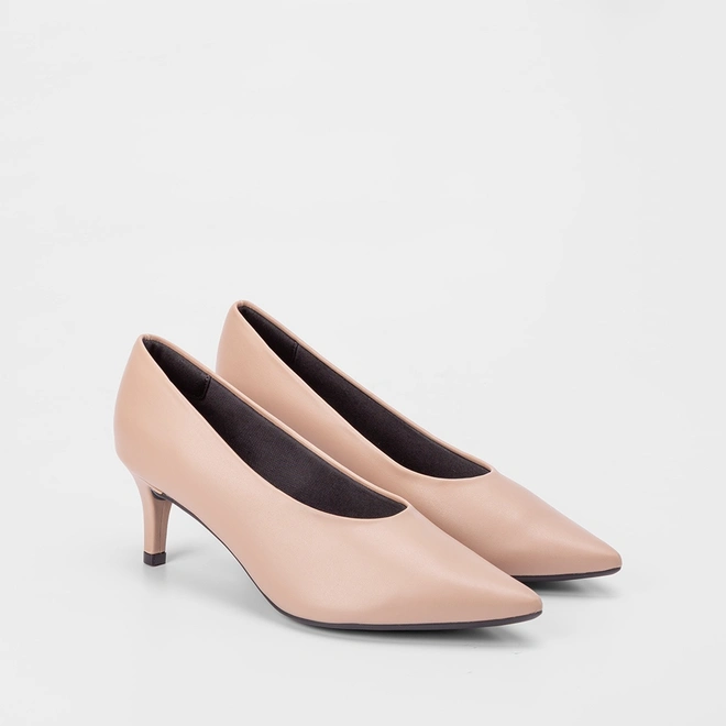 Scarpin Feminino Gabriela Salto Fino Nude