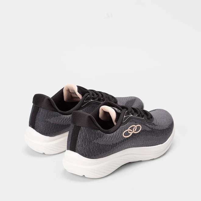 Tênis Olympikus Vertice Esportivo Feminino Preto e Branco