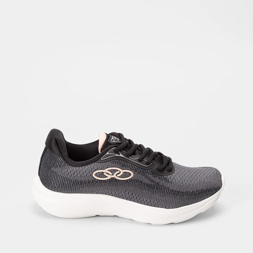 Tênis Olympikus Vertice Esportivo Feminino Preto e Branco