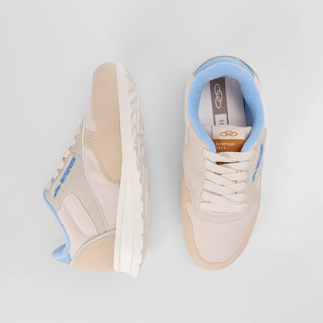 Tênis Olympikus Jogging 101 Casual Feminino Azul & Nude