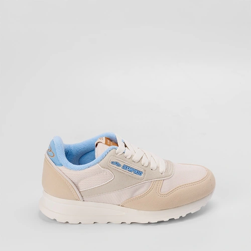 Tênis Olympikus Jogging 101 Casual Feminino Azul & Nude