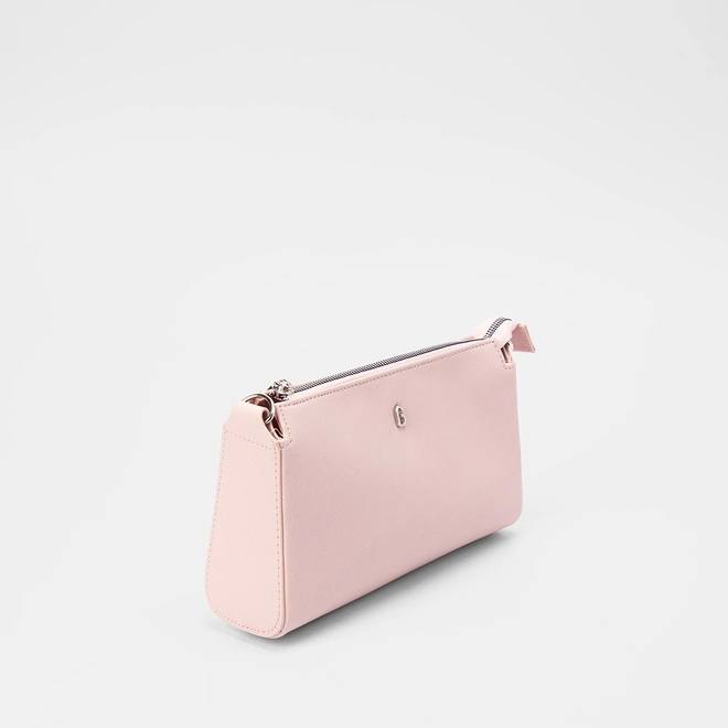 Bolsa Baguete Gabriela Transversal Rosa