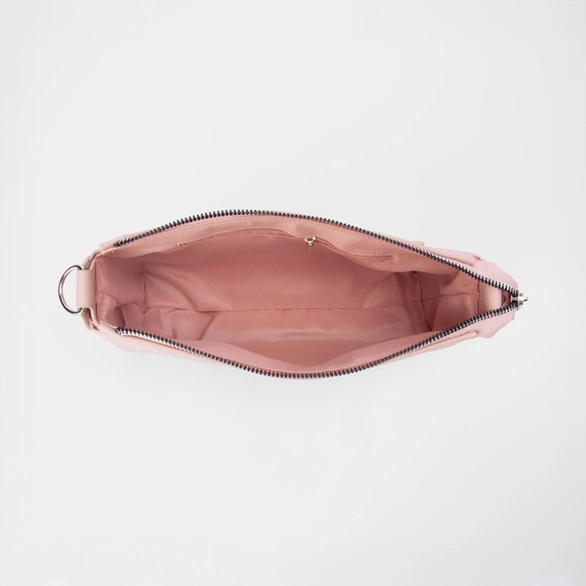 Bolsa Baguete Gabriela Transversal Rosa