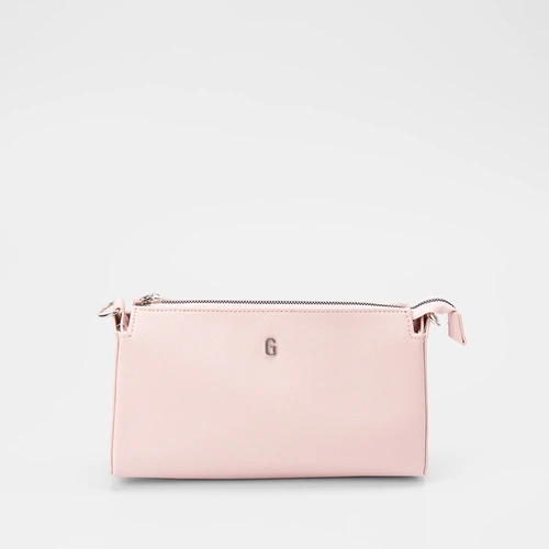 Bolsa Baguete Gabriela Transversal Rosa