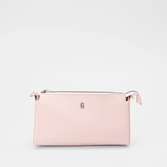 Bolsa Baguete Gabriela Transversal Rosa