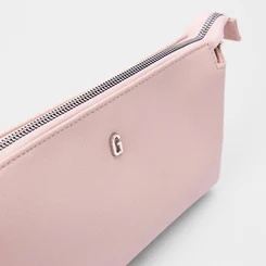 Bolsa Baguete Gabriela Transversal Rosa