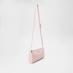 Bolsa Baguete Gabriela Transversal Rosa