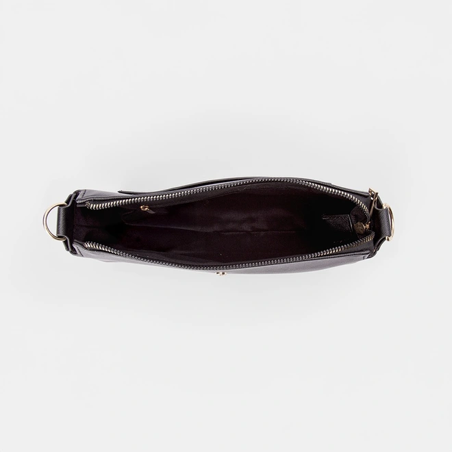 Bolsa Baguete Gabriela Transversal Preto