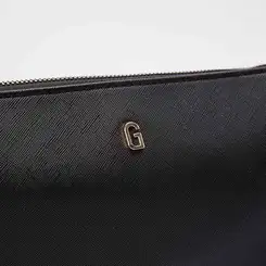 Bolsa Baguete Gabriela Transversal Preto