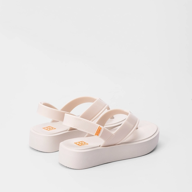 Sandália Papete Zaxy Blink Sand Off White