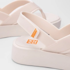 Sandália Papete Zaxy Blink Sand Off White