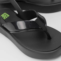 Sandália Papete Zaxy Blink Sand Preto