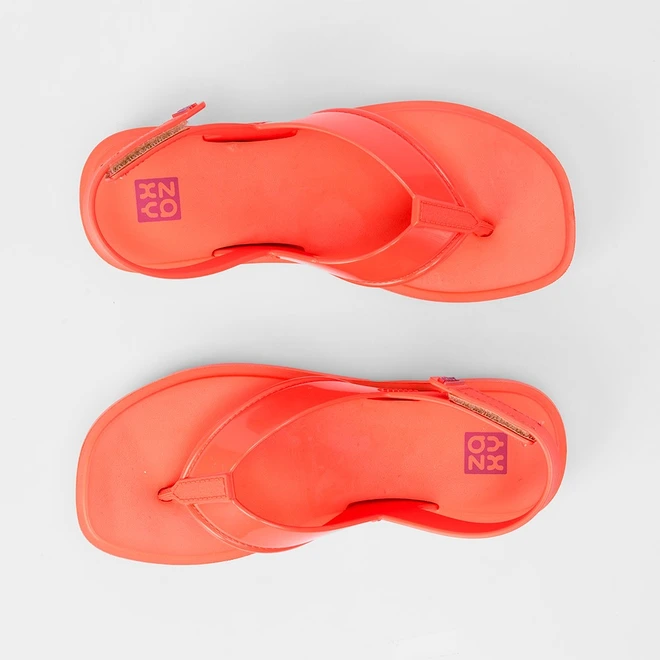 Sandália Papete Zaxy Blink San Laranja