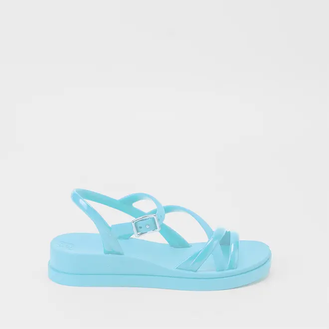 yuki　0710 Sandália Zaxy Classy San Anabela Azul