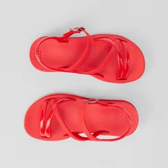 Sandália Zaxy Classy San Anabela Vermelho