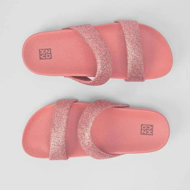 Tamanco Papete Zaxy Bestie Tira Glitter Rosa