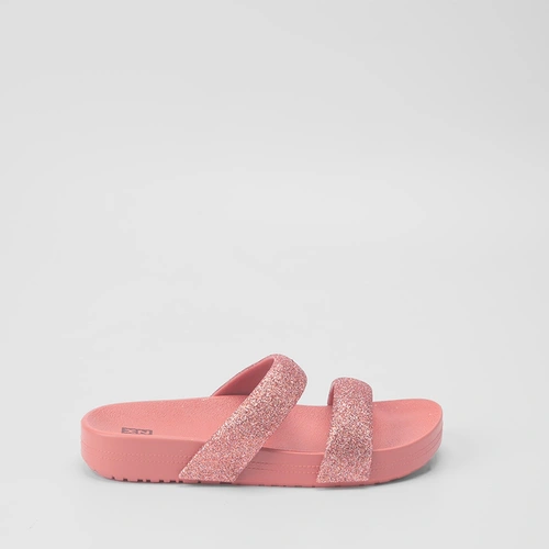 Tamanco Papete Zaxy Bestie Tira Glitter Rosa