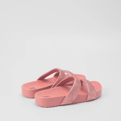 Tamanco Papete Zaxy Bestie Tira Glitter Rosa