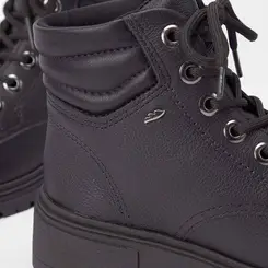 Bota Coturno Dakota Detalhe Acolchoado Preto
