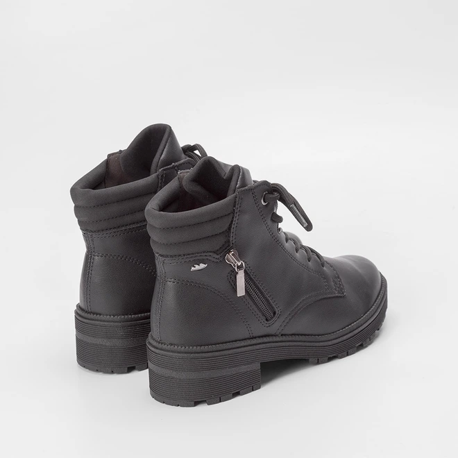 Bota Coturno Dakota Ziper Lateral Preto
