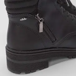 Bota Coturno Dakota Ziper Lateral Preto