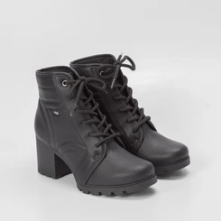 Bota Coturno Dakota Salto Tratorado Preto