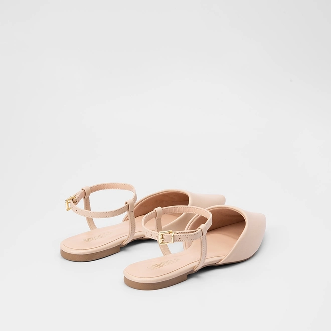 Sapatilha Feminina Slingback Gabriela Fivela Marfim