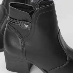 Ankle Boot Feminina Mississipi Country Texana Preto