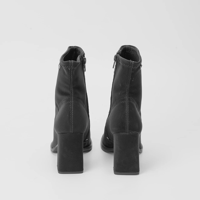 Ankle Boot Mississipi Nobuck Cano Médio Preto