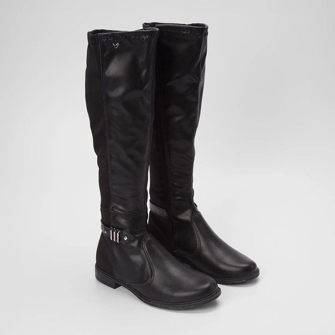 Bota Coturno Feminina Cano Longo Bota Mississipi Zattini Botas