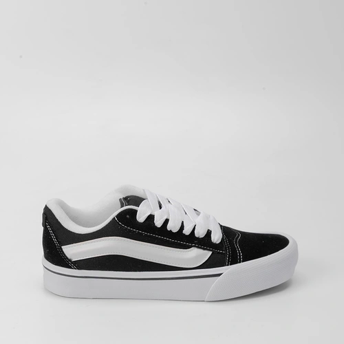 Tênis Casual Vertus Masculino Nobuck Recortes Preto