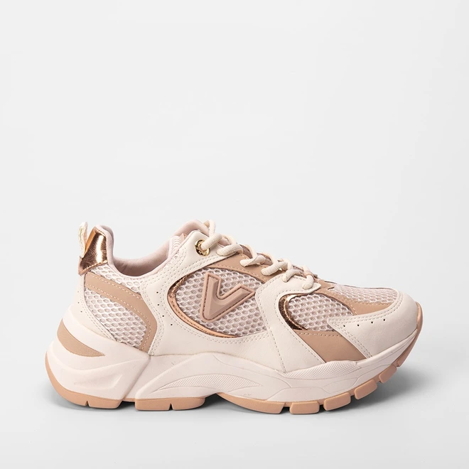 Tênis Via Marte Chunky Recortes Estilizados Marfim