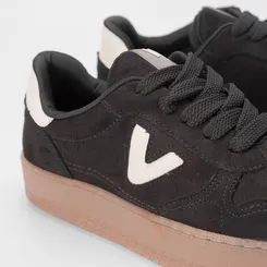 Tênis Via Marte Feminino Camurça Detalhe Logo Preto