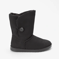 Bota Ugg Mooncity Detalhe Botão Preto