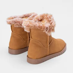 Bota Ugg Mooncity Detalhe Pelo Caramelo