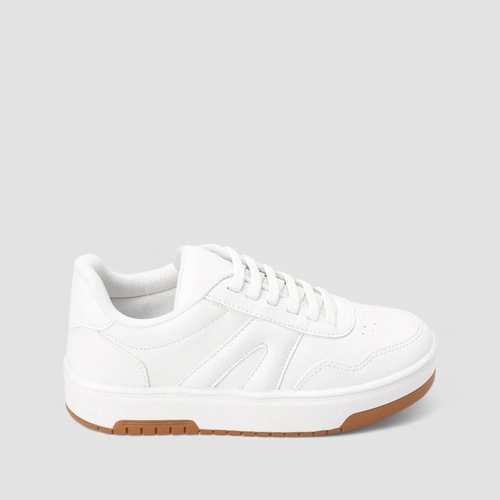 Tênis Casual Feminino Gabriela Elástico Branco