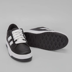 Tênis Gabriela Casual Flatform Recortes Off White