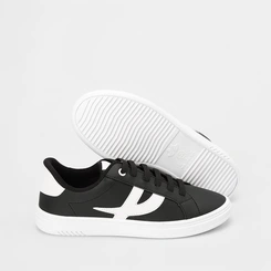 Tênis Penélope Casual Feminino Recorte Lateral Preto