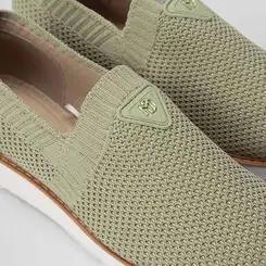 Tênis Slip On Modare Anabela Casual Verde