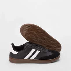 Tênis Vertus Casual Masculino Recortes Nobuck Preto