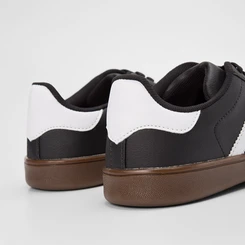 Tênis Vertus Casual Masculino Recortes Nobuck Preto