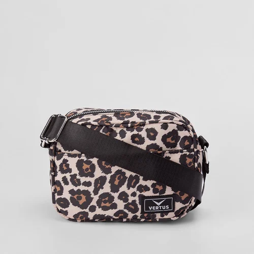 Bolsa Transversal Vertus Basic Onça Bege