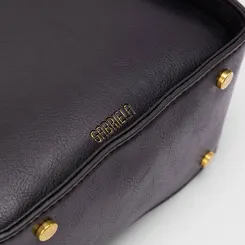 Bolsa Bucket Pequena Gabriela Transversal Detalhe Fivela Preto